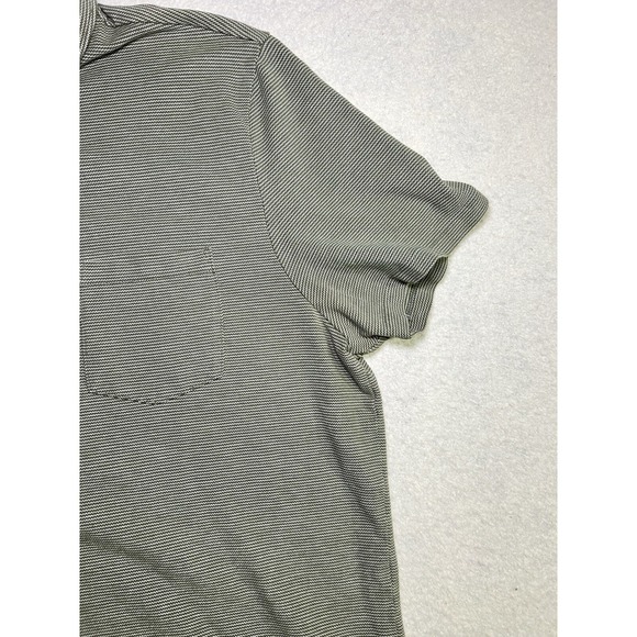 Banana Republic performance Polo Shirt Mens sz L Green Golf Standard fit - Picture 4 of 16